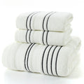 cotton towel set with bath and hand towels